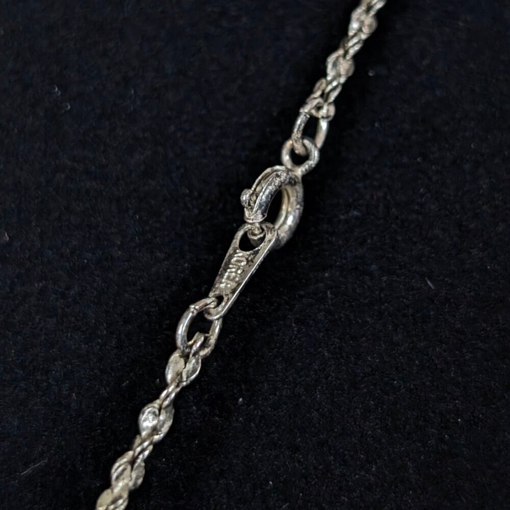 V. Dainty Rhinestone Necklace - Picture 6 of 7